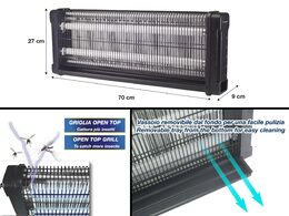 BEPER lapač hmyzu elektrický, DO, 2xUV-A zářivka, 40W