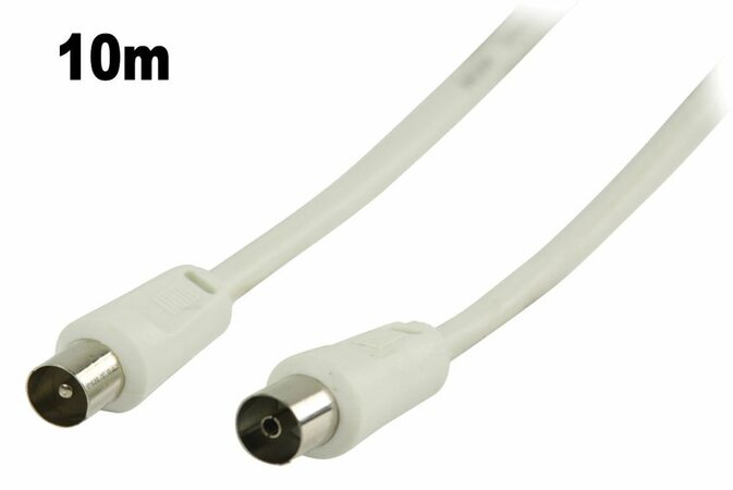 Nedis CSGL40000WT100 koaxialní kabel 10m