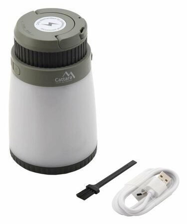 LED svítilna Cattara PLUM vysouvací nabíjecí + lapač hmyzu