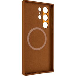 MagLeather Galaxy S24 Ultra, hnědý FIXED