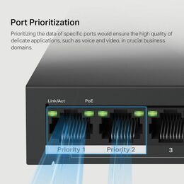 Switch TP-Link Mercusys MS110P 2x LAN s PoE, 8x LAN s PoE+, 65W