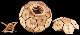 EscapeWelt Dřevěný hlavolam Quest Ball