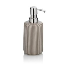 KELA Dávkovač mýdla Ava keramika šedá 350 ml KL-24422