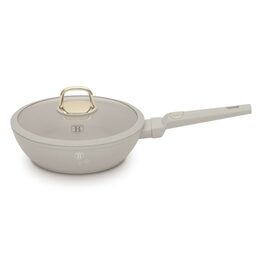 BERLINGERHAUS Pánev hluboká s titanovým povrchem a poklicí 24 cm Sahara Collection BH-8062