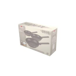 BERLINGERHAUS Sada pánví s titanovým povrchem 3 ks Taupe Collection BH-8108