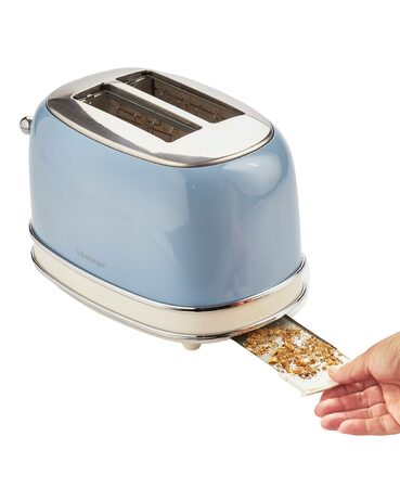 Ariete Vintage Toaster 155/15, modrý