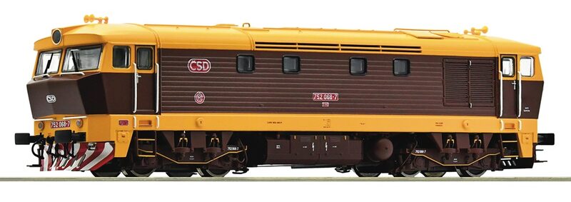 Roco Dieselová lokomotiva 752 068-7, ČSD/ČD Bardotka - 7300026