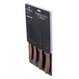 BERLINGERHAUS Sada nožů s nepřilnavým povrchem 4 ks Rosegold Metallic Line BH-2889