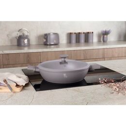 BERLINGERHAUS Pánev s titanovým povrchem a poklicí  32 cm Taupe Collection BH-8099