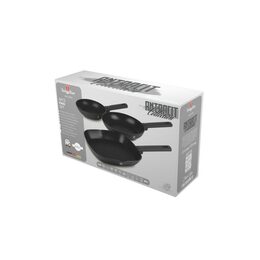 BERLINGERHAUS Sada pánví s titanovým povrchem 3 ks Antracit Collection BH-8139