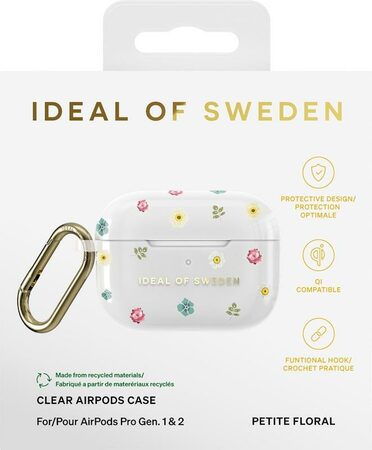 Ochranné pouzdro Clear iDeal Of Sweden pro Apple Airpods Pro 1/2 generation Petite Floral