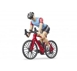 Bruder Silniční kolo s figurkou cyklisty