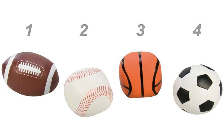 Lena Míček 10 cm baseball 1 ks číslo 2