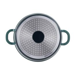 BERGNER Kastrol s keramickým povrchem a poklicí 20 cm Excalibur BG-36100-GR