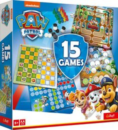 Sada 15 her Tlapková patrola/Paw Patrol společenká hra v krabici 24,5x24,5x6cm