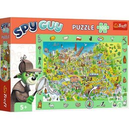 Puzzle Spy Guy - Polsko 18,9x13,4cm 100 dílků v krabici 33x23x6cm