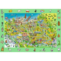 Puzzle Spy Guy - Polsko 18,9x13,4cm 100 dílků v krabici 33x23x6cm