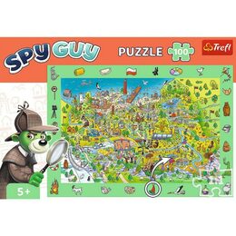 Puzzle Spy Guy - Polsko 18,9x13,4cm 100 dílků v krabici 33x23x6cm