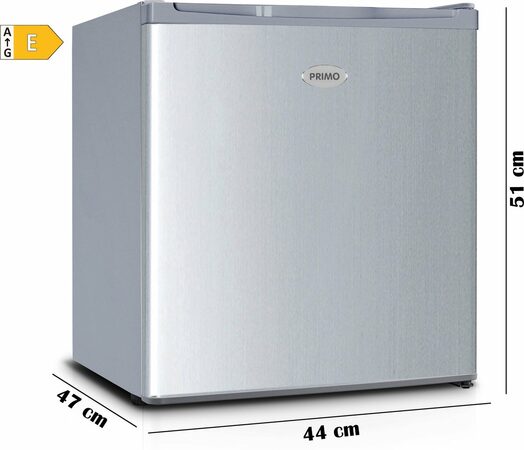 Mini mrazák - stříbrný - PRIMO PR116DV, Objem: 33 l, Třída: E
