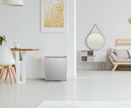 Mini mrazák - stříbrný - PRIMO PR116DV, Objem: 33 l, Třída: E