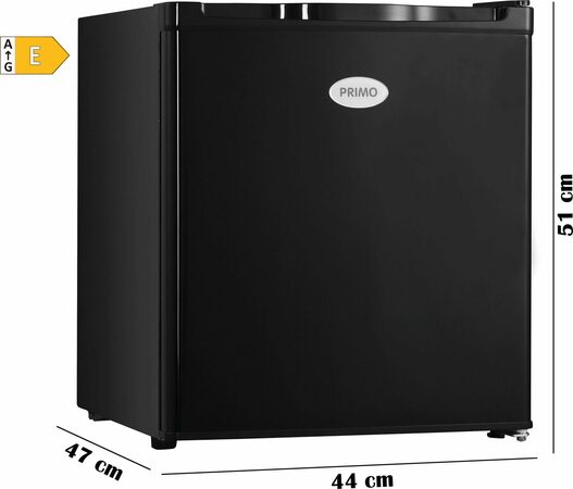 Mini mrazák - černý - PRIMO PR117DV, Objem: 33 l, Třída: E