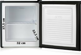 Mini mrazák - černý - PRIMO PR117DV, Objem: 33 l, Třída: E