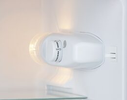 Lednice s mrazákem nahoře - bílá - Primo PR156FR, Objem chladničky: 61 l, Objem