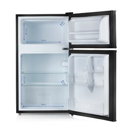 Lednice s mrazákem nahoře - černá  - Primo PR157FR, Objem chladničky: 61 l, Obje