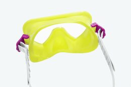 Set Bestway šnorchovací dětský Essential - ploutve, brýle, šnorchl (žluto-růžová, modro-zelená)