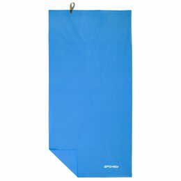 Spokey SIROCCO XL Rychleschnoucí ručník s odnímatelnou sponou, modrý, 80 x 150 cm