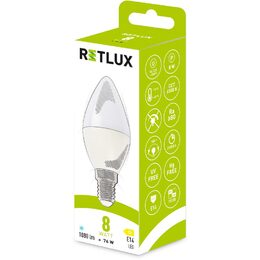RLL 631 C37 E14 candle 8W DL D RETLUX