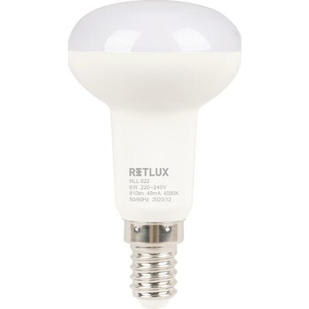 RLL 622 R50 E14 Spot 6W CW D RETLUX