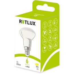 RLL 622 R50 E14 Spot 6W CW D RETLUX