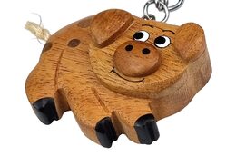 2Kids Toys Dřevěná klíčenka velká Prase