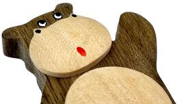2Kids Toys Dřevěná magnetka velká Hroch