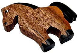 2Kids Toys Dřevěná magnetka velká Kůň