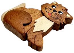 2Kids Toys Dřevěná magnetka velká Kočka