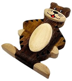 2Kids Toys Dřevěná magnetka velká Tygr