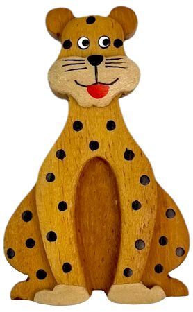 2Kids Toys Dřevěná magnetka velká Leopard