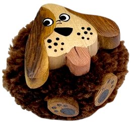 2Kids Toys Dřevěná magnetka velká pompon Pes