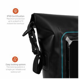 Lodní vak FIXED Float Bag s kapsou pro mobilní telefon 3L, černá