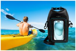 Lodní vak FIXED Float Bag s kapsou pro mobilní telefon 3L, černá