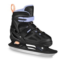 Spokey QUATTRO Brusle 4v1, černo-fialové, vel. 30-33