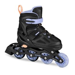 Spokey QUATTRO Brusle 4v1, černo-fialové, vel. 38-41