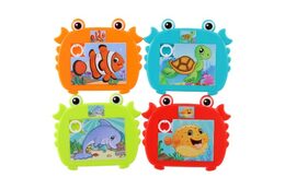 Přesouvačka hlavolam zvířátko plast 12,5x11cm 4 barvy  na kartě