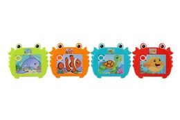 Přesouvačka hlavolam zvířátko plast 12,5x11cm 4 barvy  na kartě