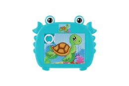 Přesouvačka hlavolam zvířátko plast 12,5x11cm 4 barvy  na kartě