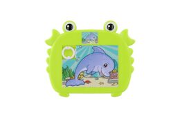 Přesouvačka hlavolam zvířátko plast 12,5x11cm 4 barvy  na kartě