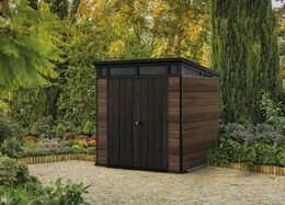 Zahradní domek Keter Pent Signature 7x7 Walnut, s podlahou