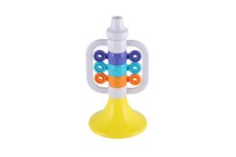 Hudební nástroje/sada plast 5ks v krabici 2 barvy v sáčku 27,5x28cm 3m+